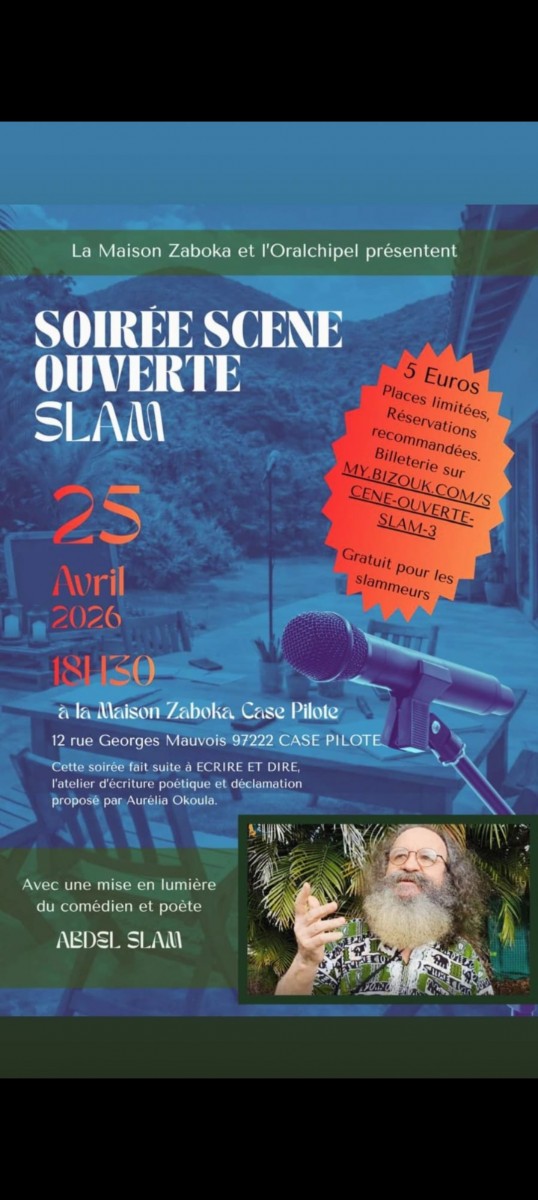 Soirée Slam scène ouverte
