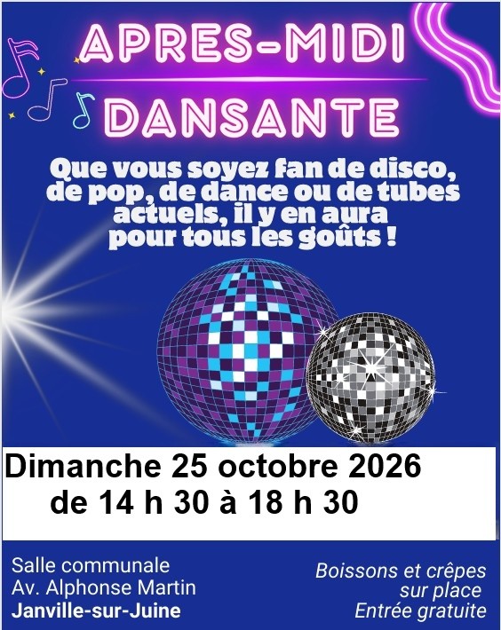 après midi dansante