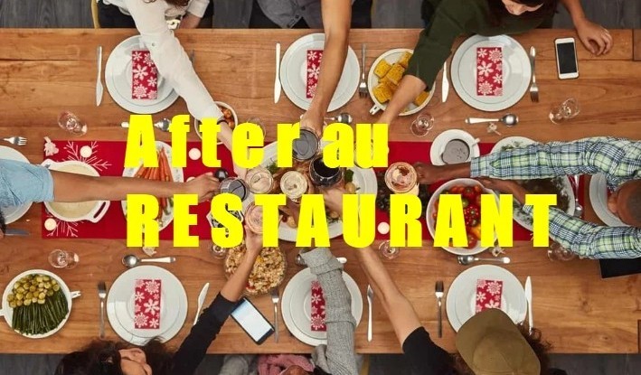 After danse : repas au restaurant