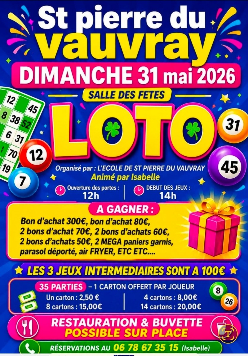Loto Saint Pierre Du Vauvray