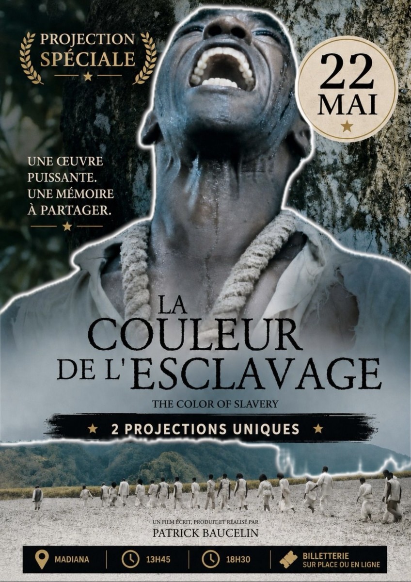 Projection les couleurs de lesclavage à Madiana