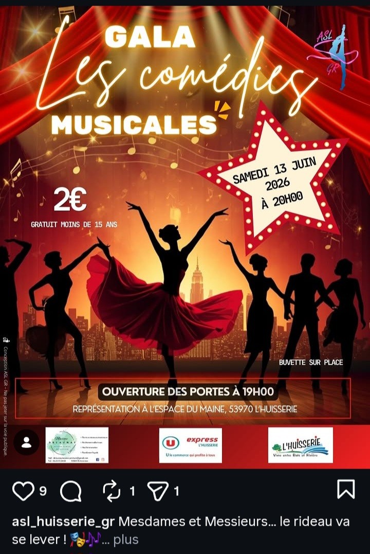 Gala de GRS des gymnastes de L'huisserie
