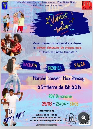 Para Bailar au marché de Saint-Pierre