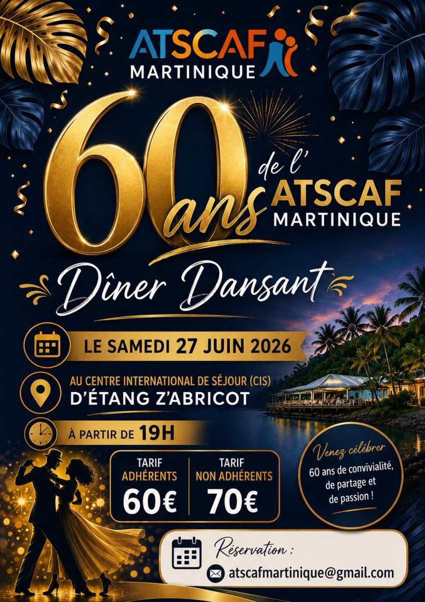 soirée de gala les 60 ans de l'ATSCAF