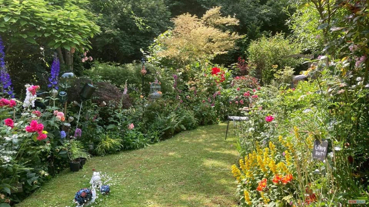 Visite d'un jardin à Croisy-sur-Eure