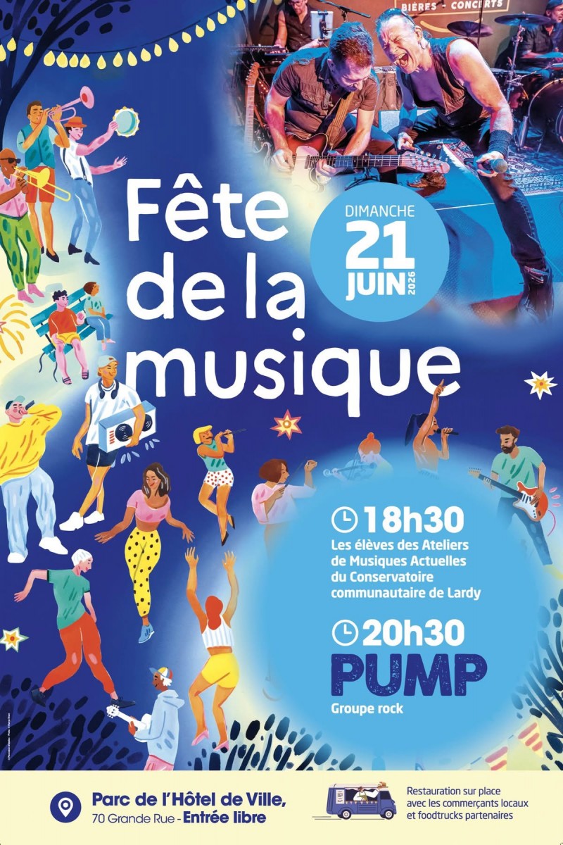 Concert du groupe Pump à Lardy (91)
