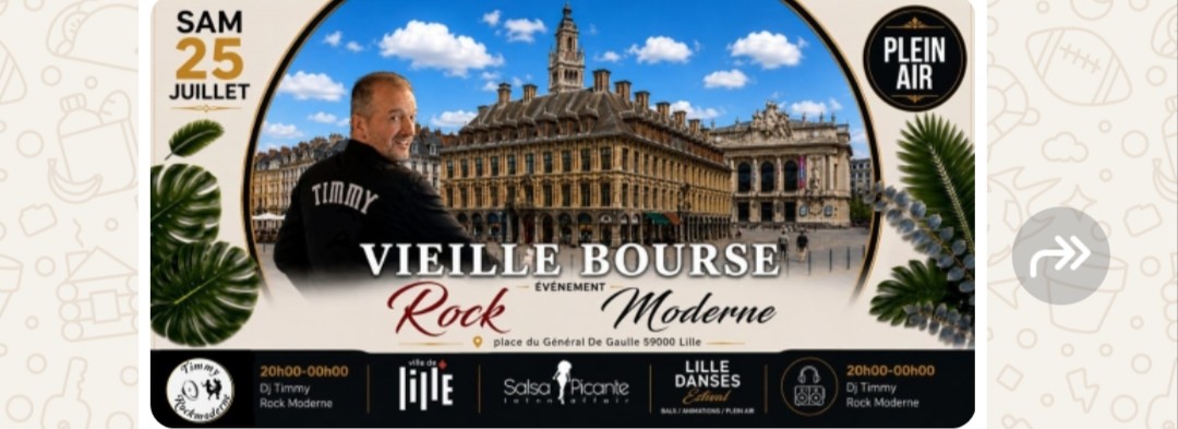 Soirée Rock moderne a la Vieille Bourse a Lille