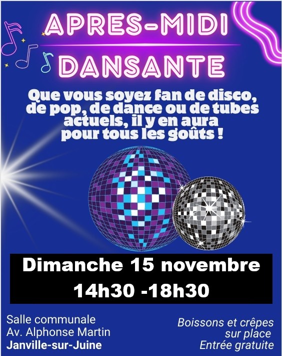 après midi dansante
