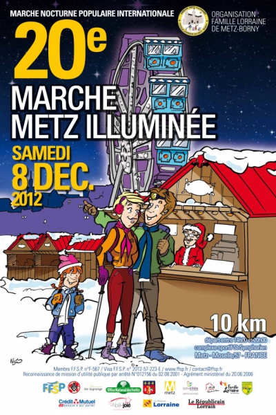 20 ème Marche Illuminée de Metz