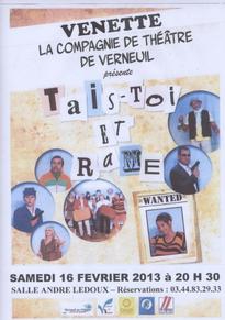 Théâtre : Tais-toi et Rame