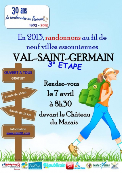 Rando 10km Val Saint Germain 91