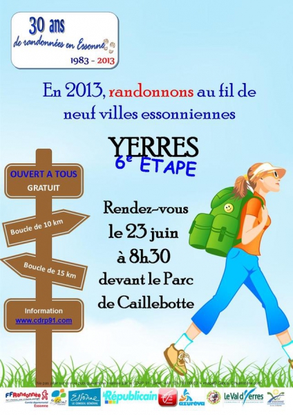 Rando découverte 10 km Yerres 91