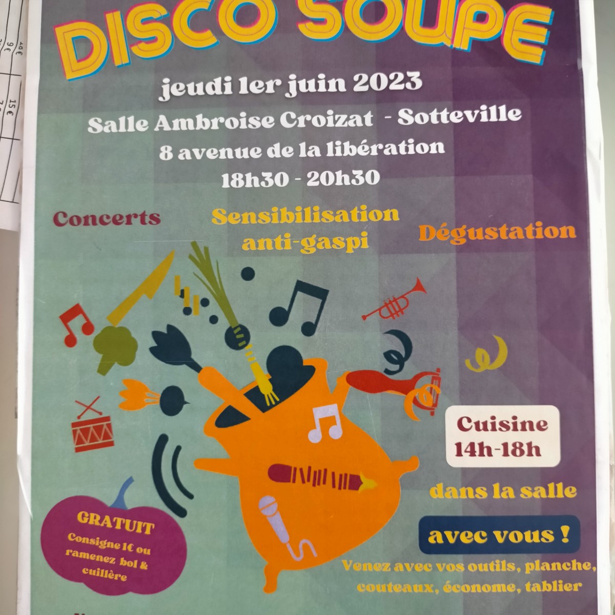 Disco Soupe  Sotteville-ls-Rouen